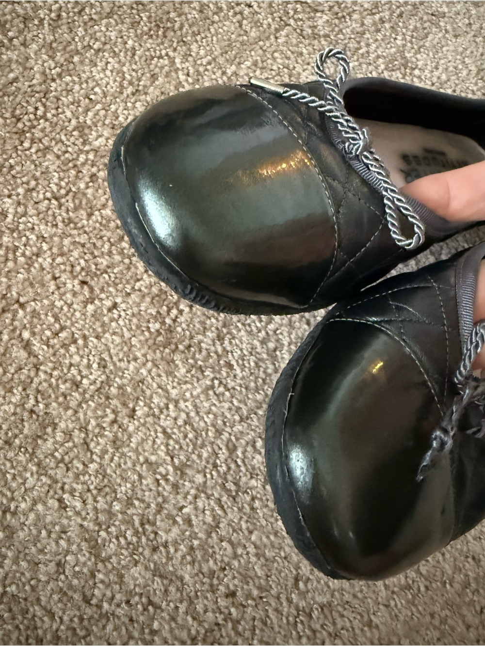 PAUL MAYER Best Cap Toe Quilted Leather Ballet Flat with Bow - Picture 7 of 12